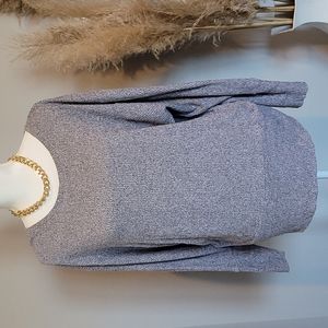 Express drop shoulder sweater grey size L